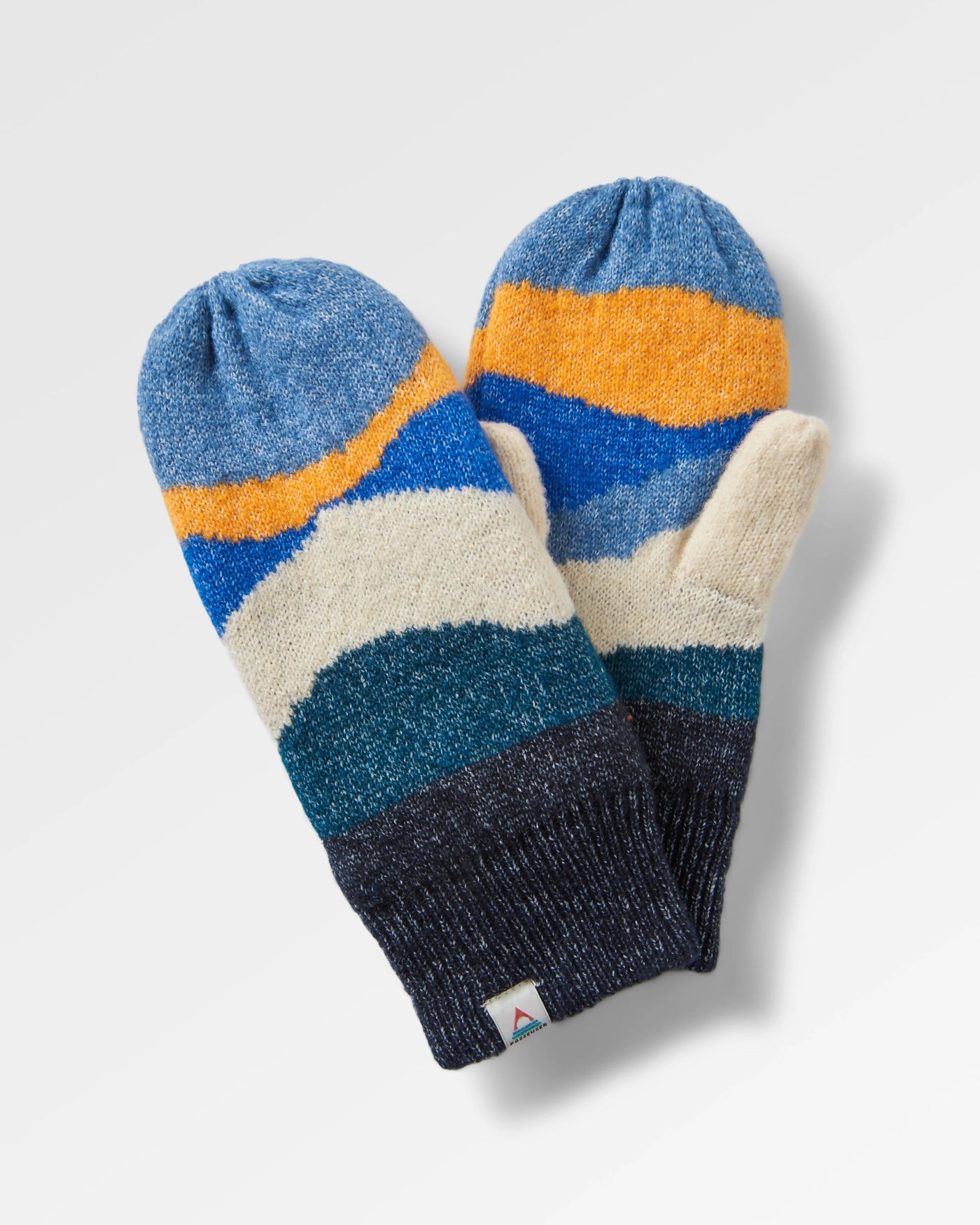 Scenic Fleece Lined Mittens - Scenic Orange