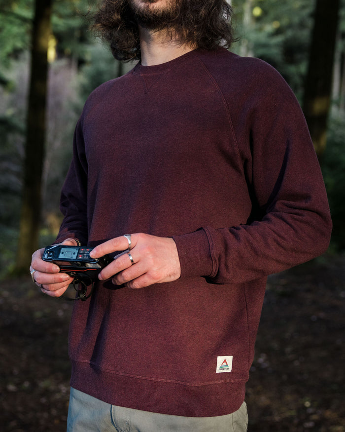 Heritage Men's Sweatshirt - Wine Marl